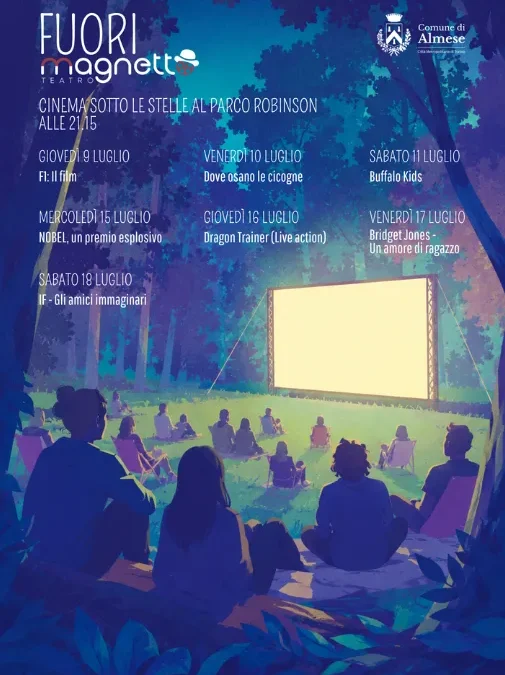 Fuori Magnetto – Cinema sotto le stelle al Parco Robinson